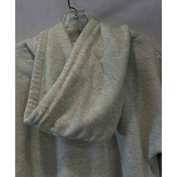 Karen Stewart By AMS Cropped Hooded Sweatshirt Long Sleeve Women's Size Large - Picture 7 of 9